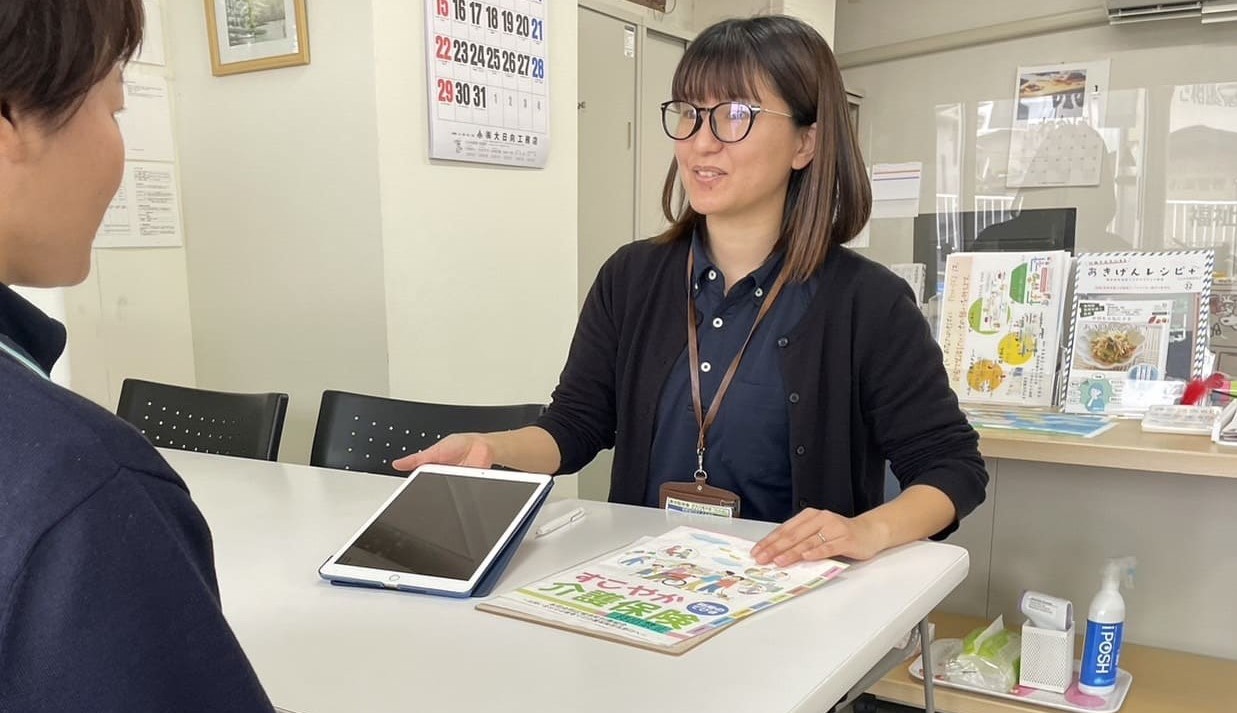 佐々木さんの勤務風景